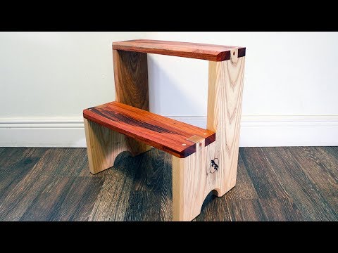 Basic Hardwood Step Stool