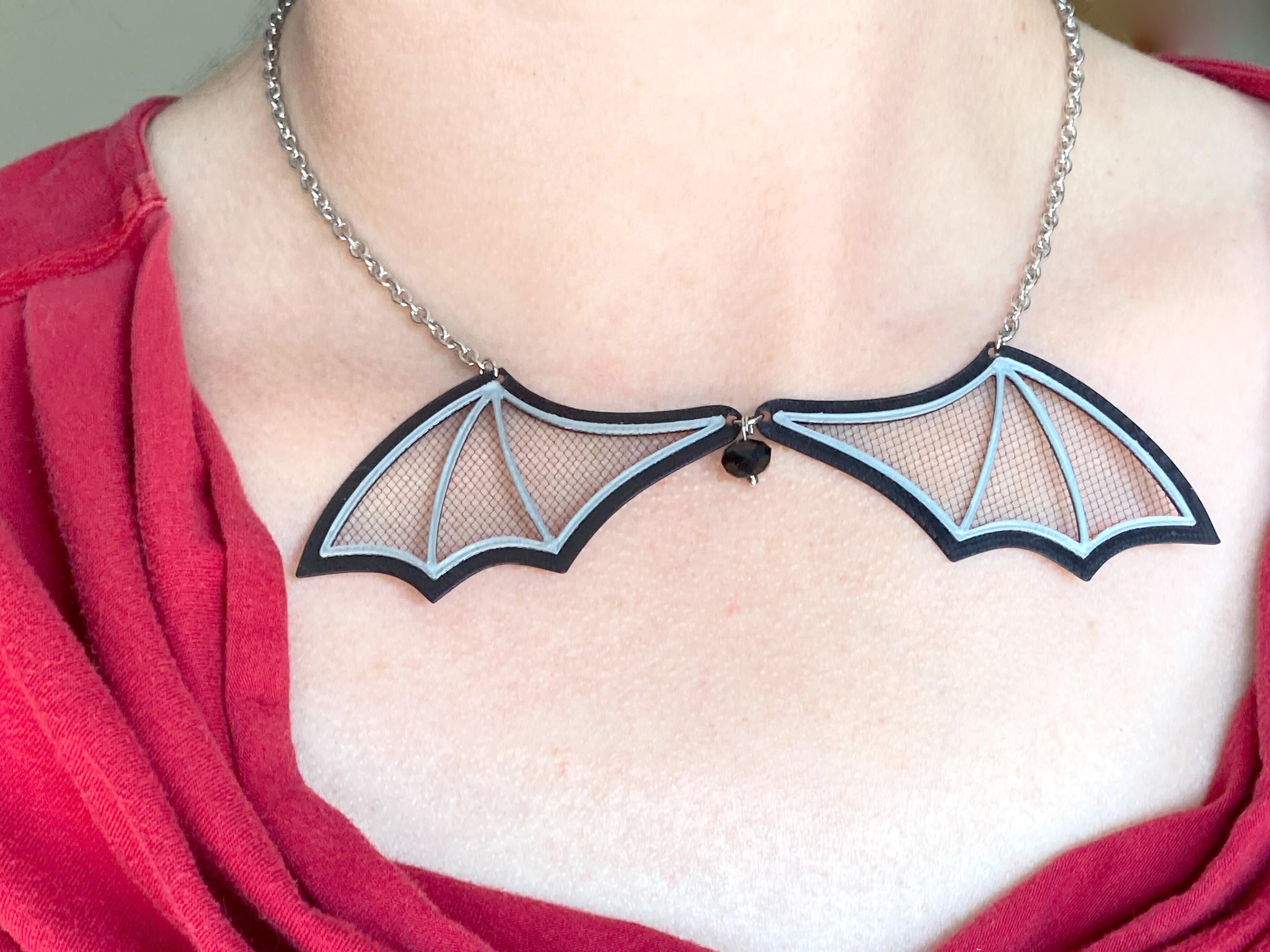 Bat wing necklace with tulle.jpg