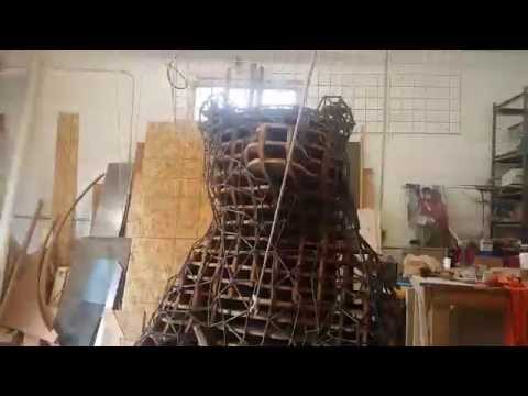 Bear Sculpture Welding Time Lapse Video