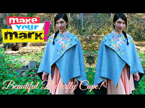 Beautiful Butterfly Cape