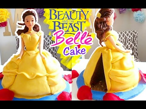 Beauty and the Beast Belle Dress Cake