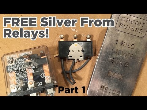 Ben Builds: Extract FREE Silver from Relay Contacts! | Part 1