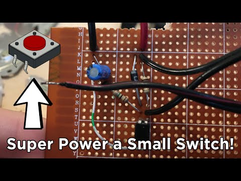 Ben Builds: Momentary to Latching Switch Conversion with this Simple Circuit