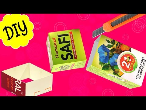 Best Out of Waste Craft Idea from Cardboard Cartons | DIY Gift Box Making | DIY Organizer