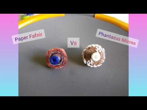 Beyblade Micros VS Paper Beyblades