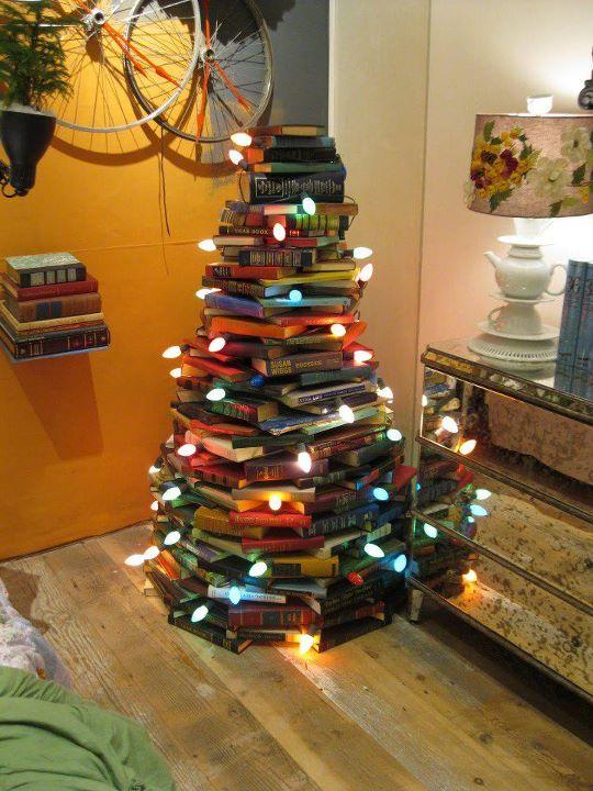 Bibliophile's Christmas Tree