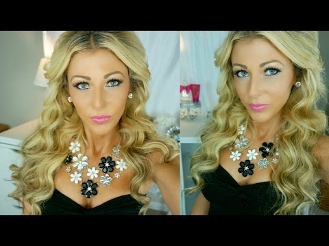 Big Loose Glamourous Curls Hair Tutorial  |  Collab with Ruby Radzik