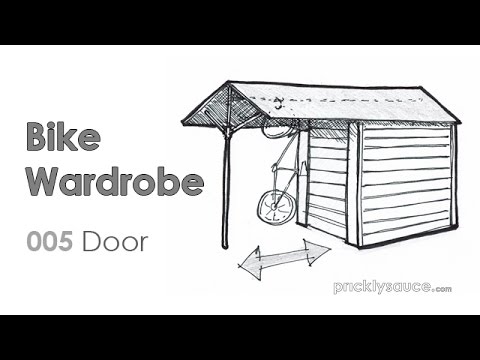 Bike shed how to build 005 Door