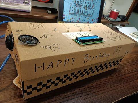 Birthday Surprise Box using Arduino Leonardo