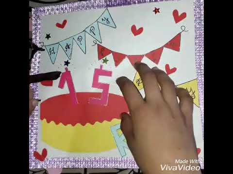 Birthday scrapbook