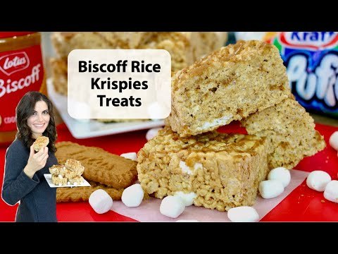 Biscoff Rice Krispies Treats Recipe