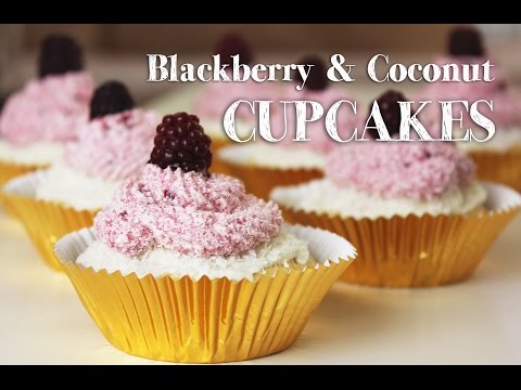 Blackberry and Coconut CUPCAKE recipe