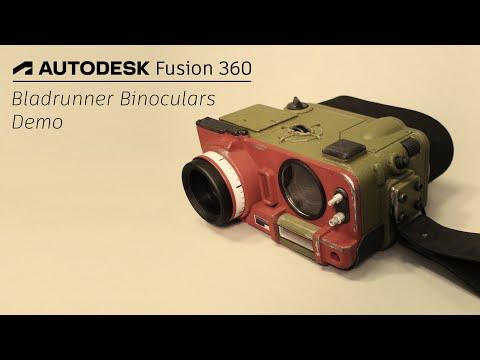 Blade Runner Binoculars 3D Modeling Demo