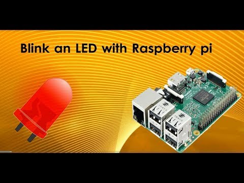 Blinking LED with Raspberry Pi 3