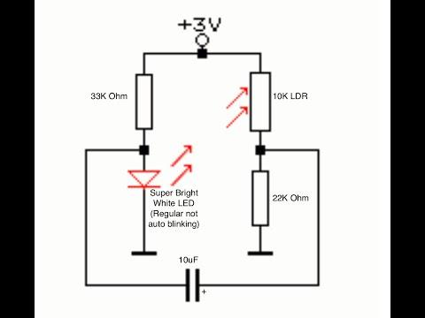 Blinking Led without any active components