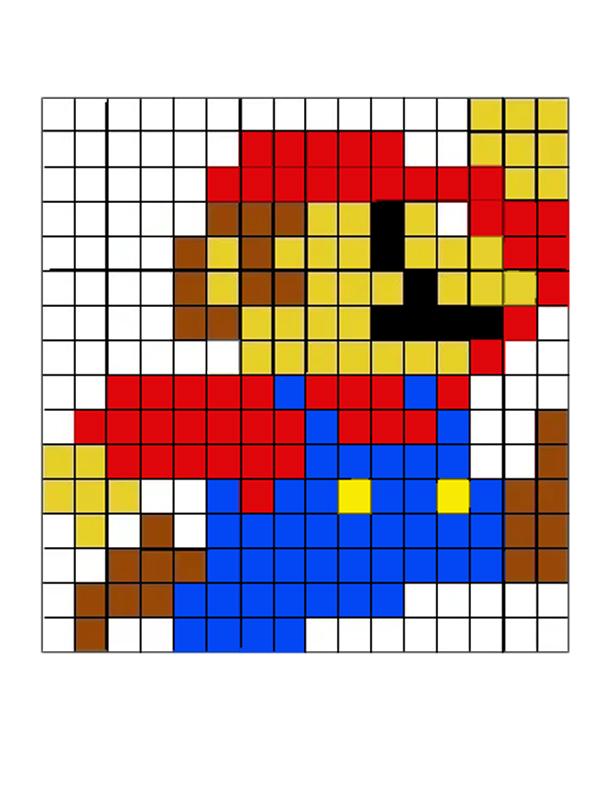 Blue and Red 8 Bit Mario Jumping Right.jpg