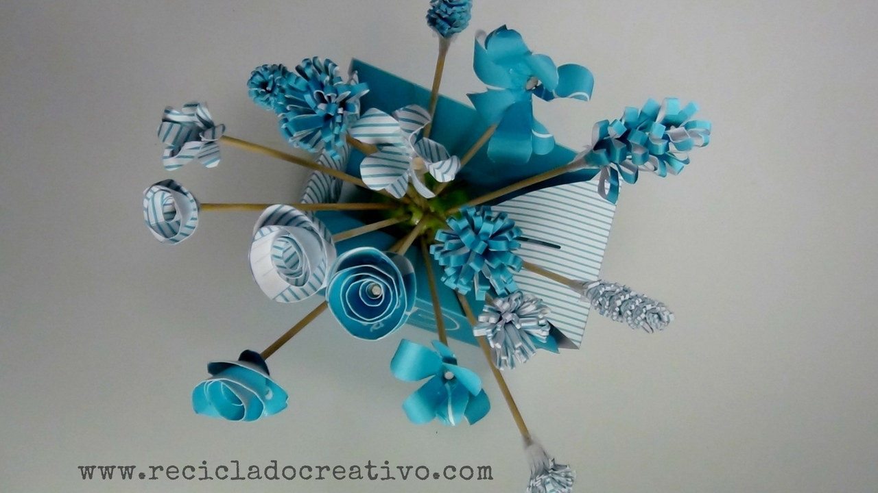 Blue flowers out of cardboard roses (1).jpg