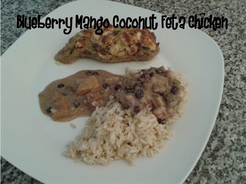 Blueberry Mango Coconut Feta Chicken Recipe