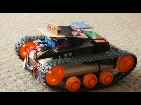 Bluetooth Arduino Tank Project Test