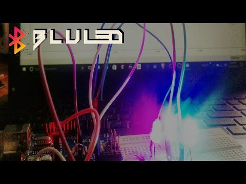 Bluetooth Controlled LED's - powered by arduino !