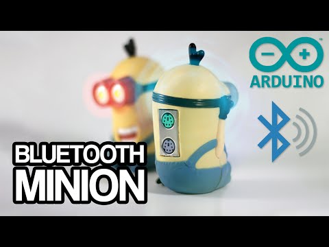 Bluetooth Keyboard Mouse Adapter (Minion McDonald's Toy)