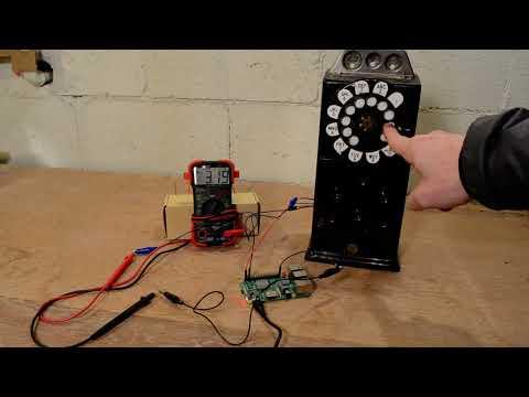 Bluetooth-Connected Rotary Payphone - Dialing Mechanism