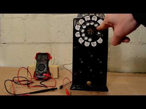 Bluetooth-Connected Rotary Payphone - Dialing Mechanism