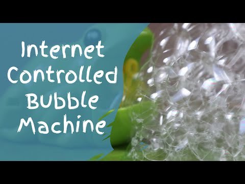 Bob The Bubble Frog - The Internet Controlled Bubble Machine