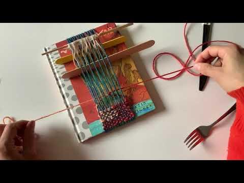 Book Weaving Tutorial with String Harnesses (part 1)