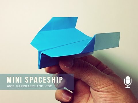 Boomerang Paper Plane Tutorial - Instrucci&amp;oacute;n Avi&amp;oacute;n de Papel | Mini SpaceShip