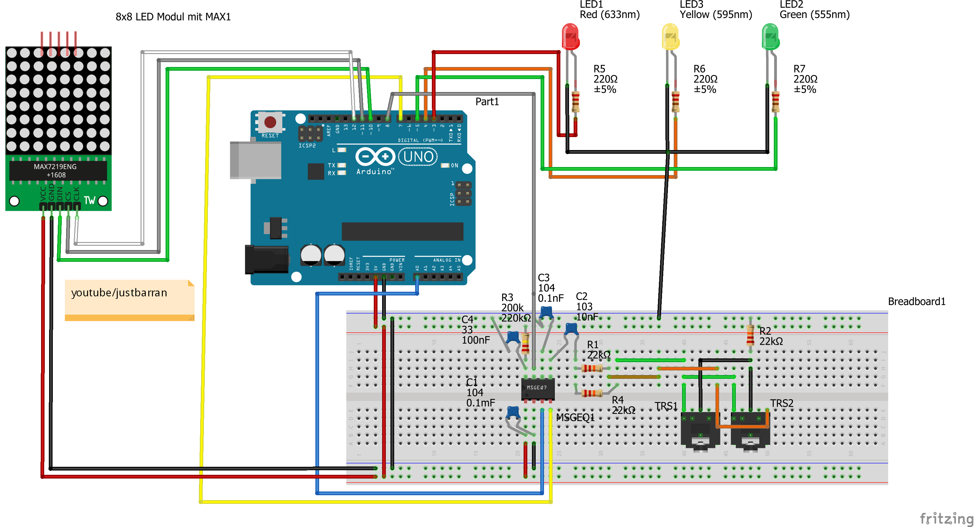 Breadboard circuit - Musical Lights.png