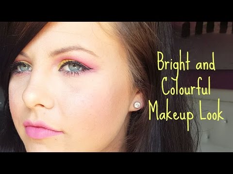 Bright and Colourful Makeup Look