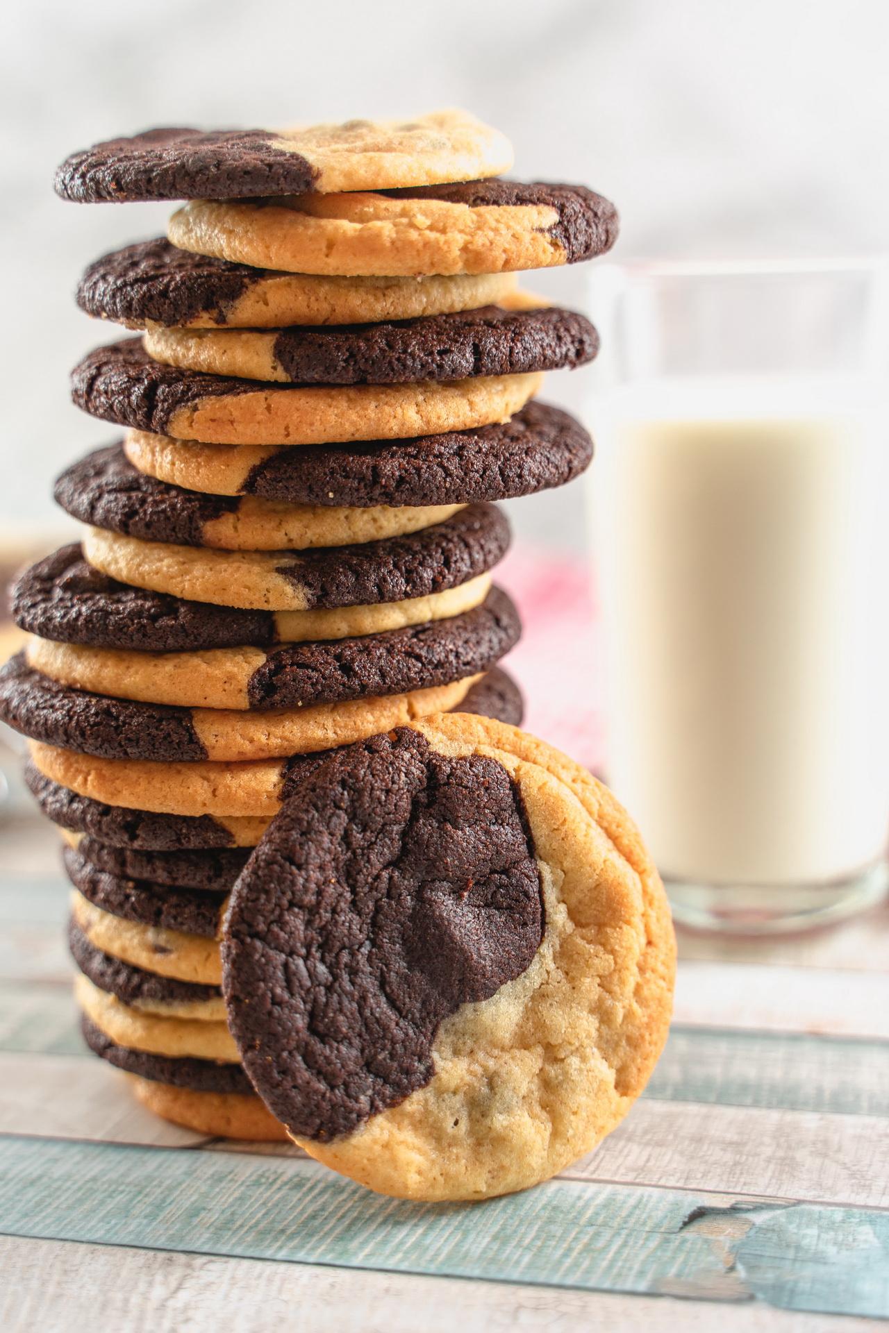 Brookies - Brownies And Cookies In One - Cookie Tower - Vertical.jpg