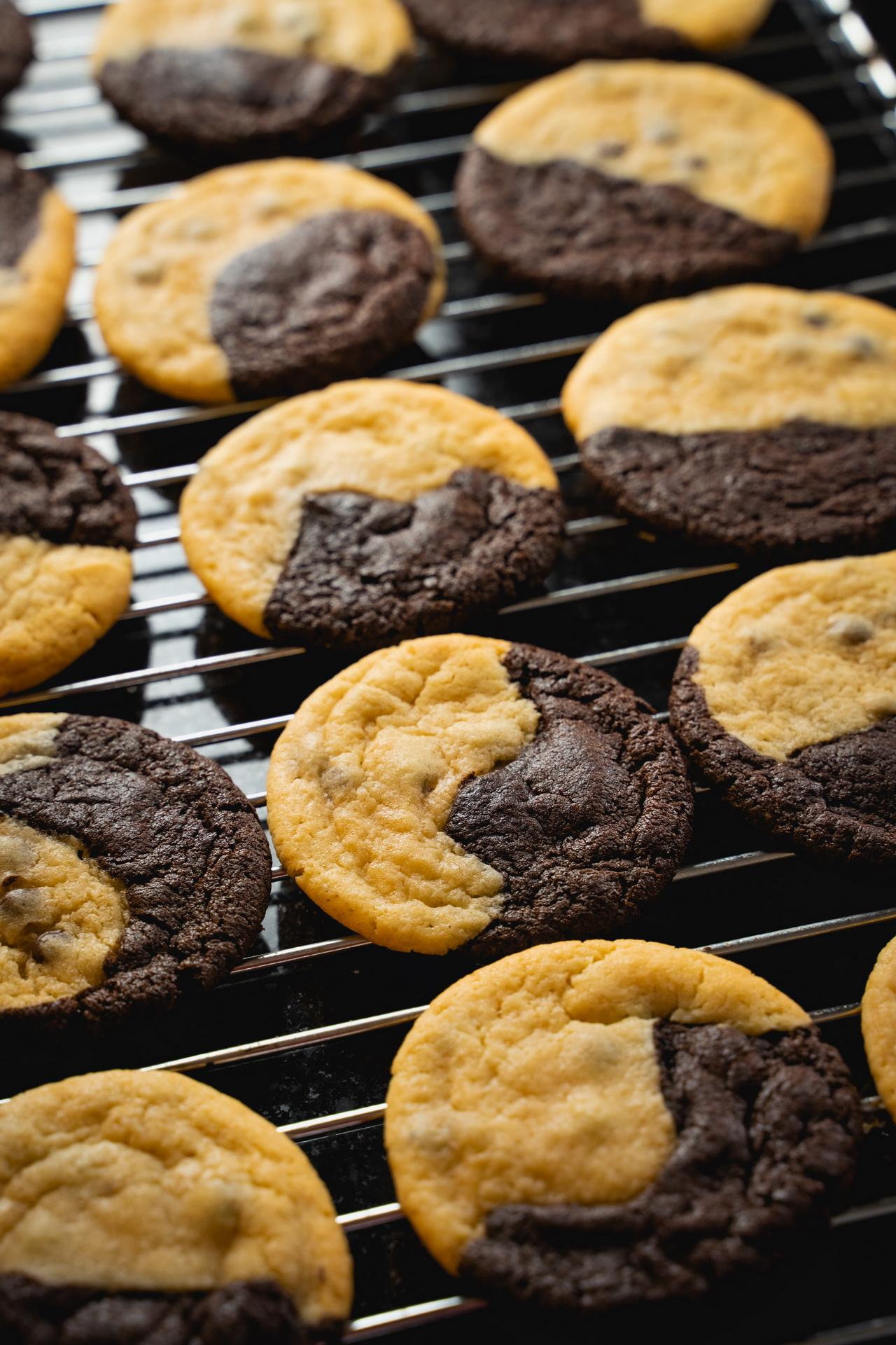 Brookies - Brownies And Cookies In One - On Wire Rack - Vertical.jpg