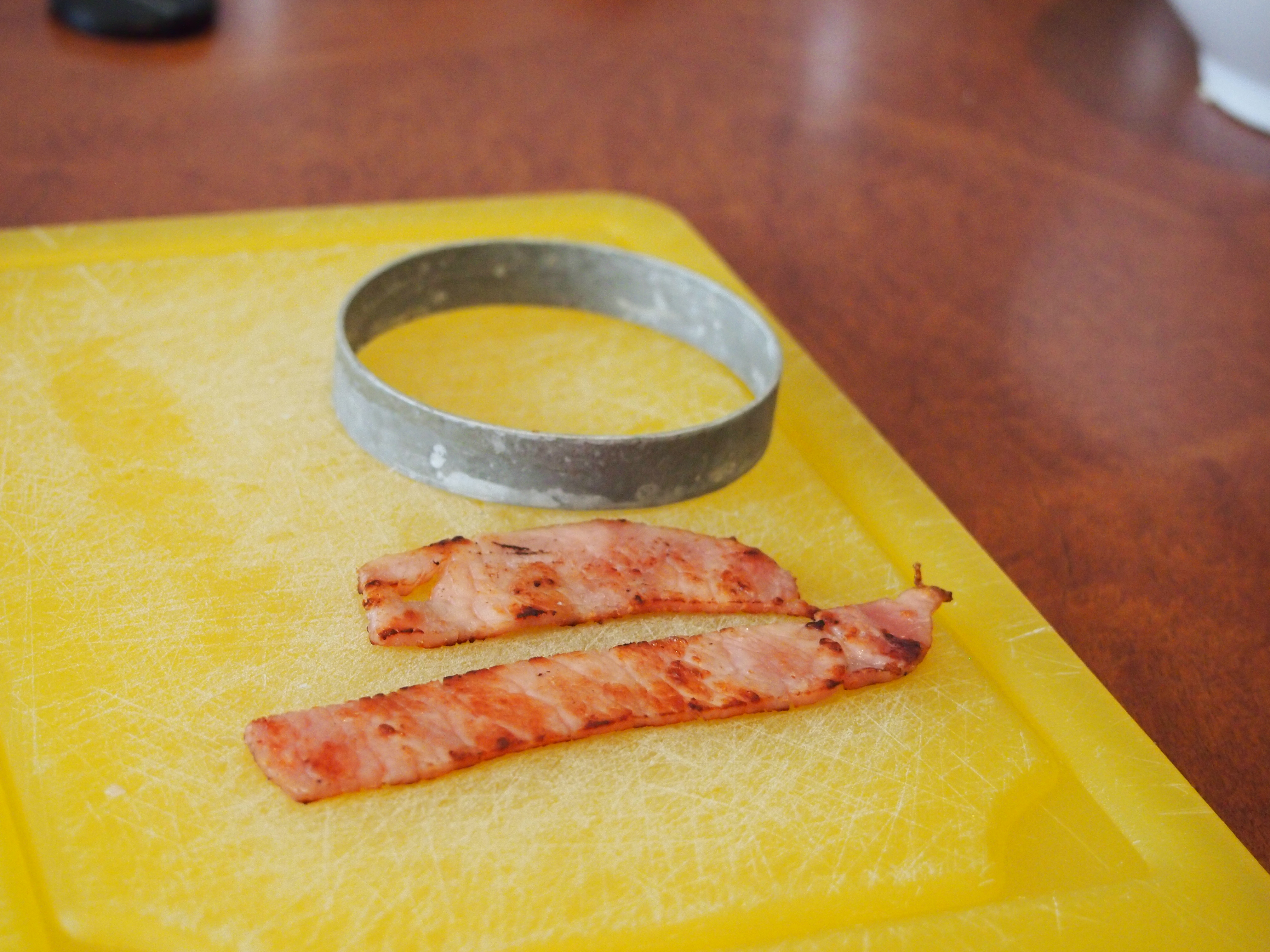 Browned Bacon on Chopping Board.JPG