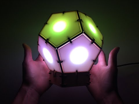 Bucky Touch: Light-up Dodecahedron Instrument
