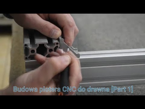 Budowa frezarki CNC - [Part 1] - Rama z profili aluminiowych