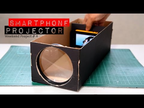 Build A Smartphone Projector In 1 Minute