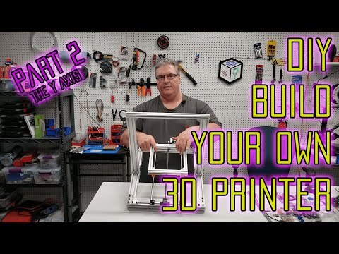 Build Your Own DIY 3D Printer - Part 2 : The Y Axis