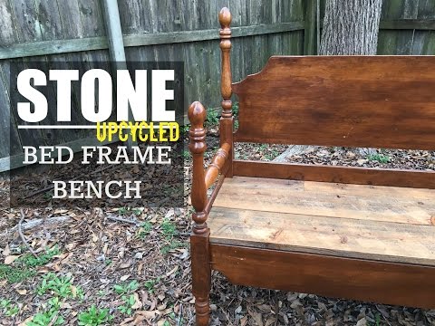 Build a Bench from an Old Bed Frame