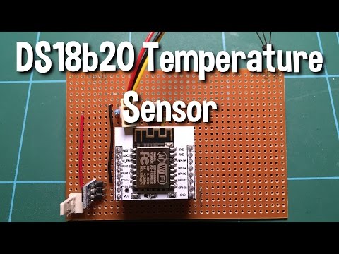 Build a DS18b20 Temperature Sensor on a ESP8266