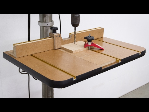 Build a Drill Press Table