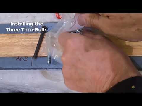 Build a MikroBeamer Step 2 Drill Mounting and Thru-Bolt Holes