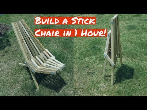 Build a Stick Chair in 1 hour