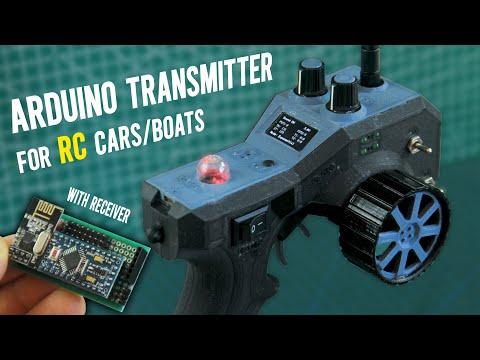 Build an Arduino Pistol-grip Transmitter for RC Cars with 1KM Range!