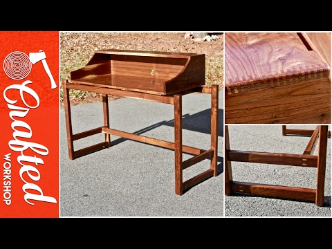 Building A Modern Secretary Desk / Organ Cabinet