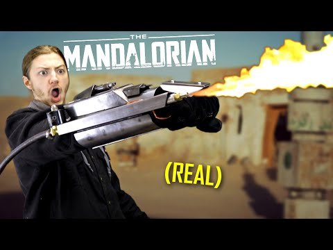 Building The Mandalorian FLAMETHROWER Gauntlet (REAL METAL!!)