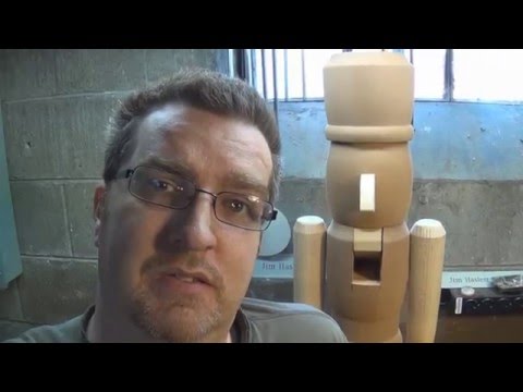 Building a 3 Foot Tall Wooden Nutcracker Hearth Decoration - #9 (Final)