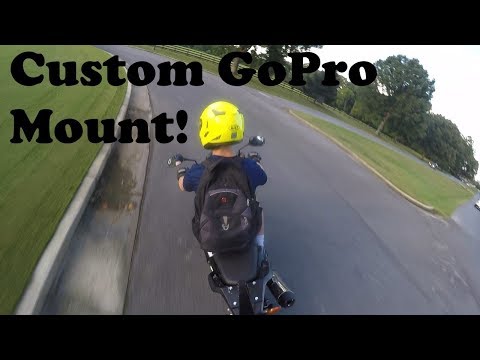 Building a 3rd Person Go Pro mount for my Motorcycle.