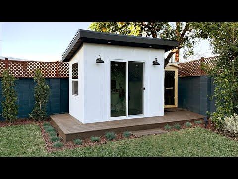 Building a Small Backyard Office - Start to Finish